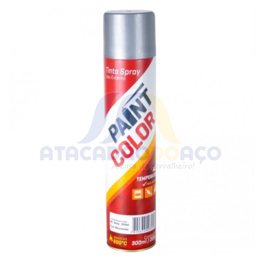 Tinta Spray Aluminio Alta temp. 400ML (Paint Color)