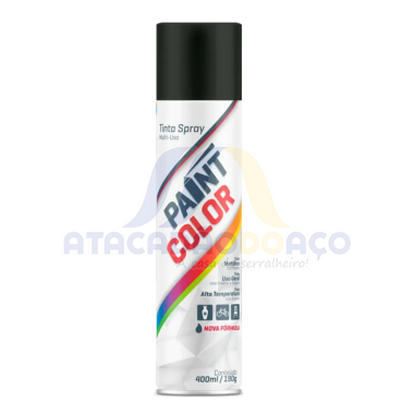 Tinta Spray Preto Brilhante 400ML (Paint Color)