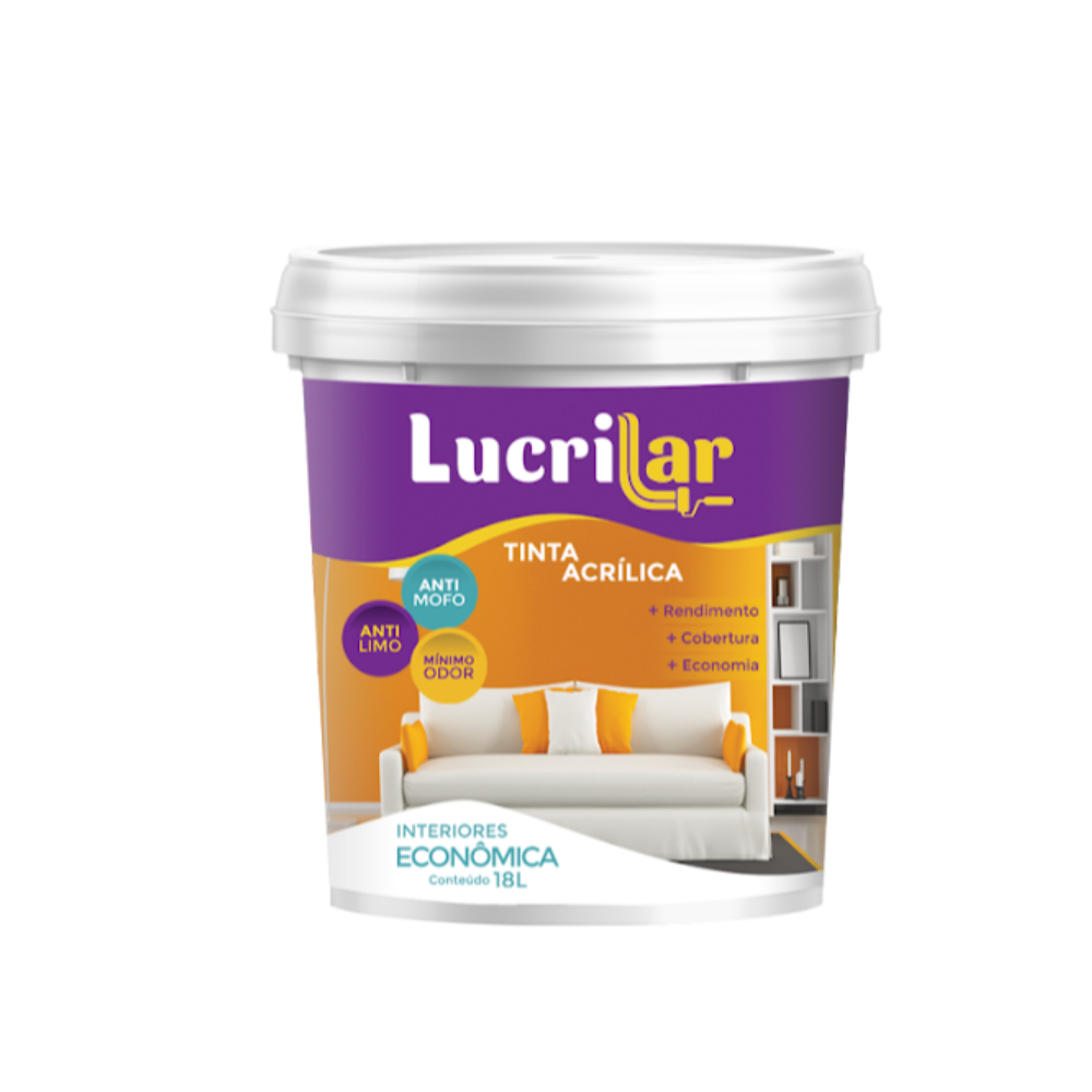 Massa Acrilica Galão - 3,6LT (Lucrilar)