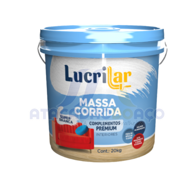 Massa Corrida PVA Balde - 20Kg (Lucrilar)