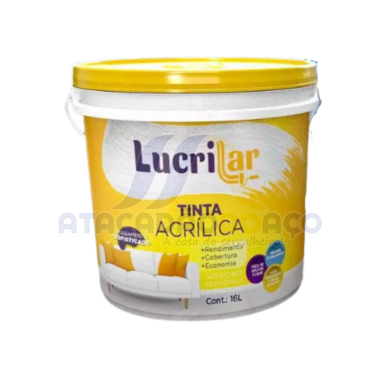 Tinta Int. Branco Neve Galão - 3,6LT (Lucrilar)