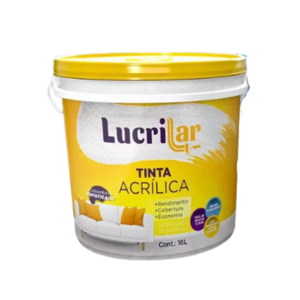 Tinta Int. Areia Galão - 3,6LT (Lucrilar)