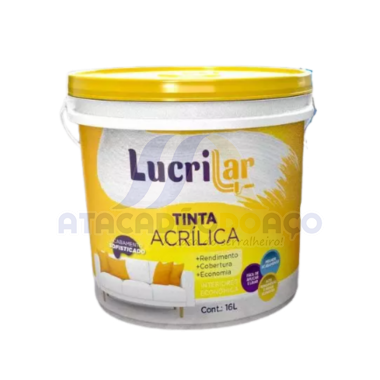 Tinta Int. Areia Galão - 3,6LT (Lucrilar)