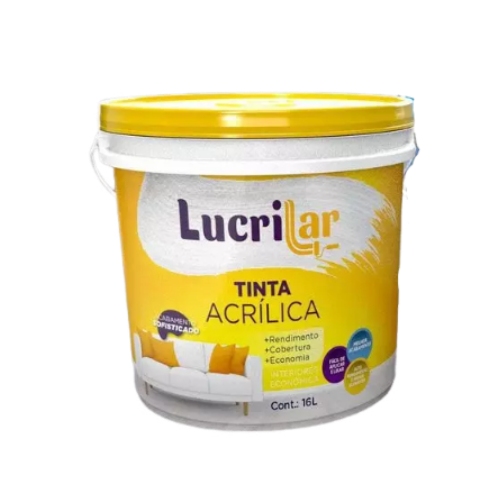 Tinta Int. Rosa Bebê Galão - 3,6LT (Lucrilar)