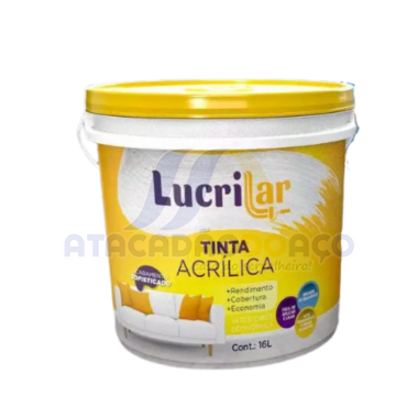 Tinta Int. Rosa Bebê Galão - 3,6LT (Lucrilar)