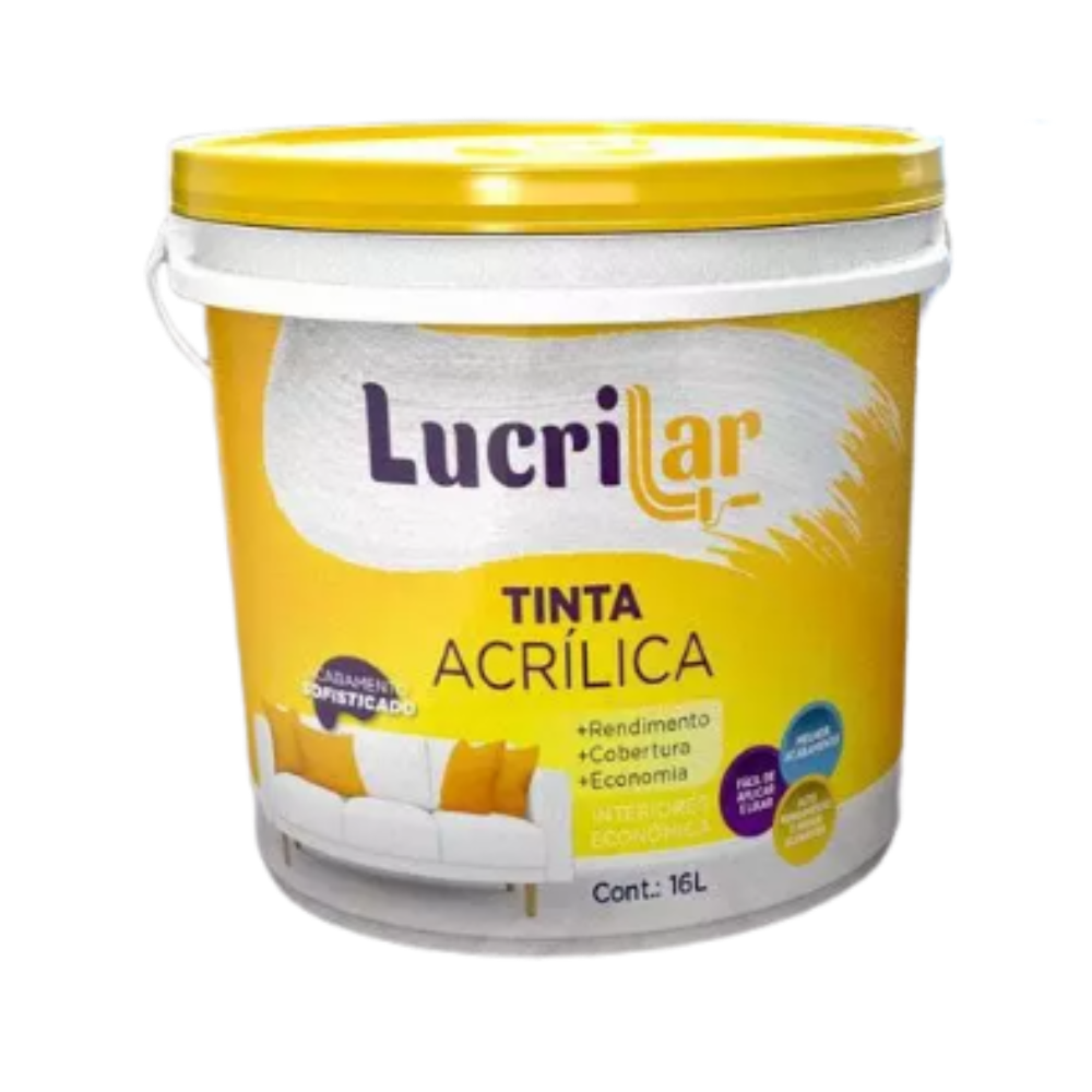 Tinta Int. Azul Céu Balde - 15LT (Lucrilar)