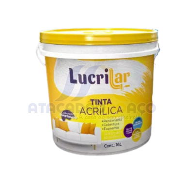 Tinta Int. Perola Balde - 15LT (Lucrilar)