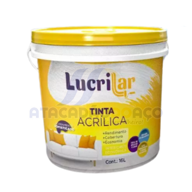 Tinta Int. Rosa Bebê Balde - 15LT (Lucrilar)