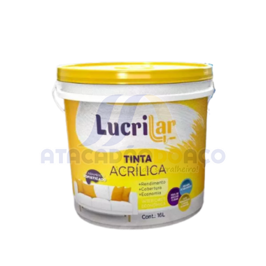 Tinta Ext. Branco Balde - 15LT (Lucrilar)