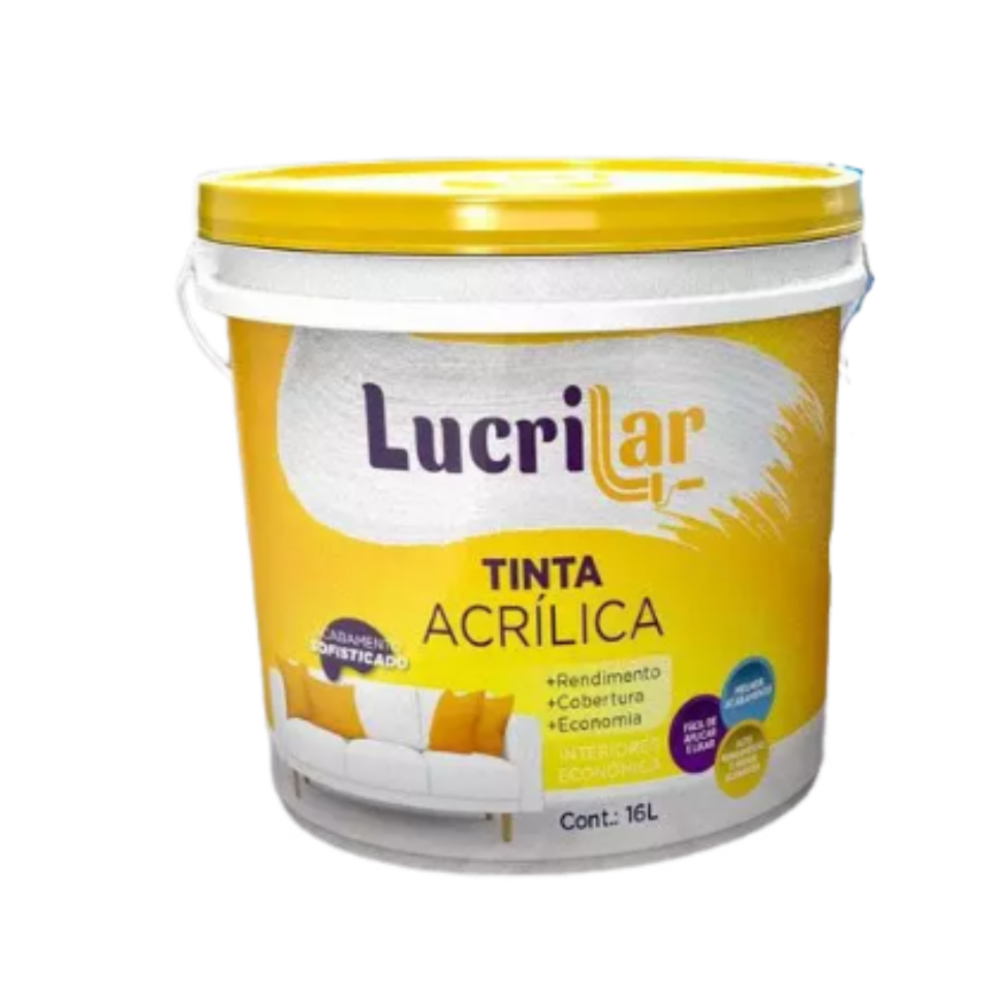 Tinta Ext. Branco Neve Balde - 15LT (Lucrilar)