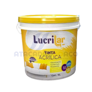 Tinta Ext. Branco Neve Balde - 15LT (Lucrilar)
