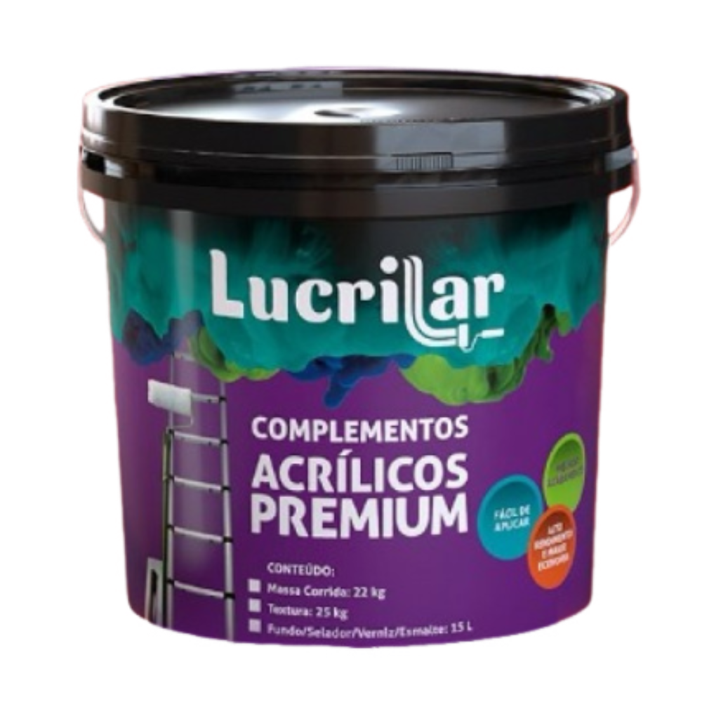 Selador Acrilico Branco Balde - 15L (Lucrilar)