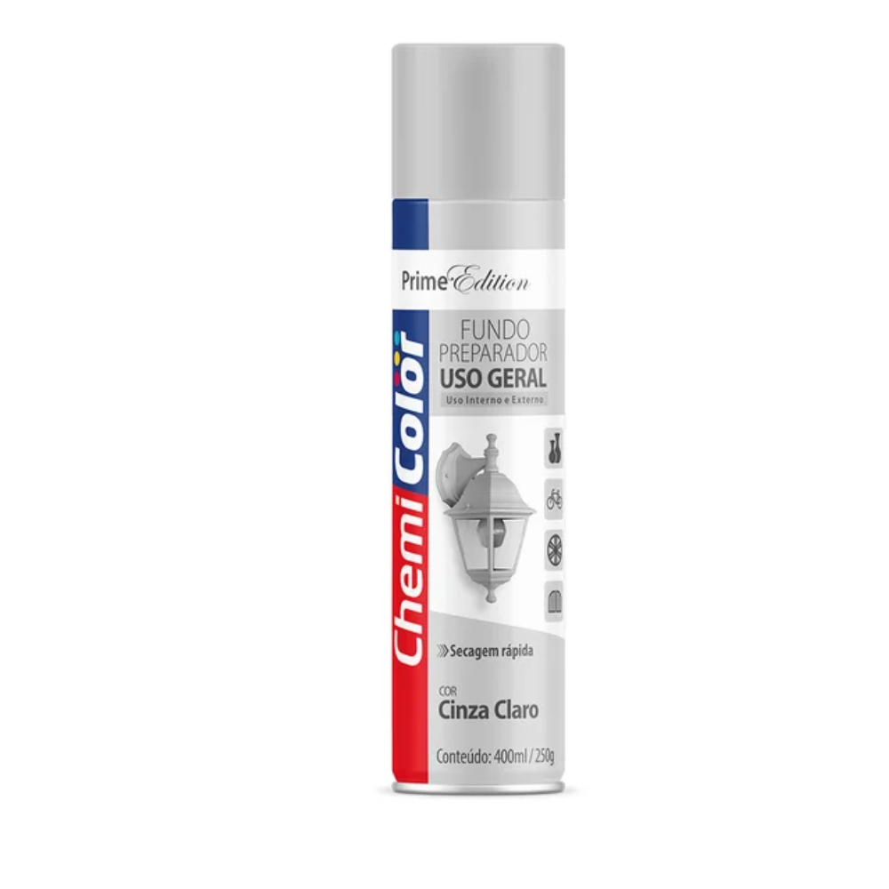 Fundo Preparador Spray Cinza 400 ML (Chemi Color)