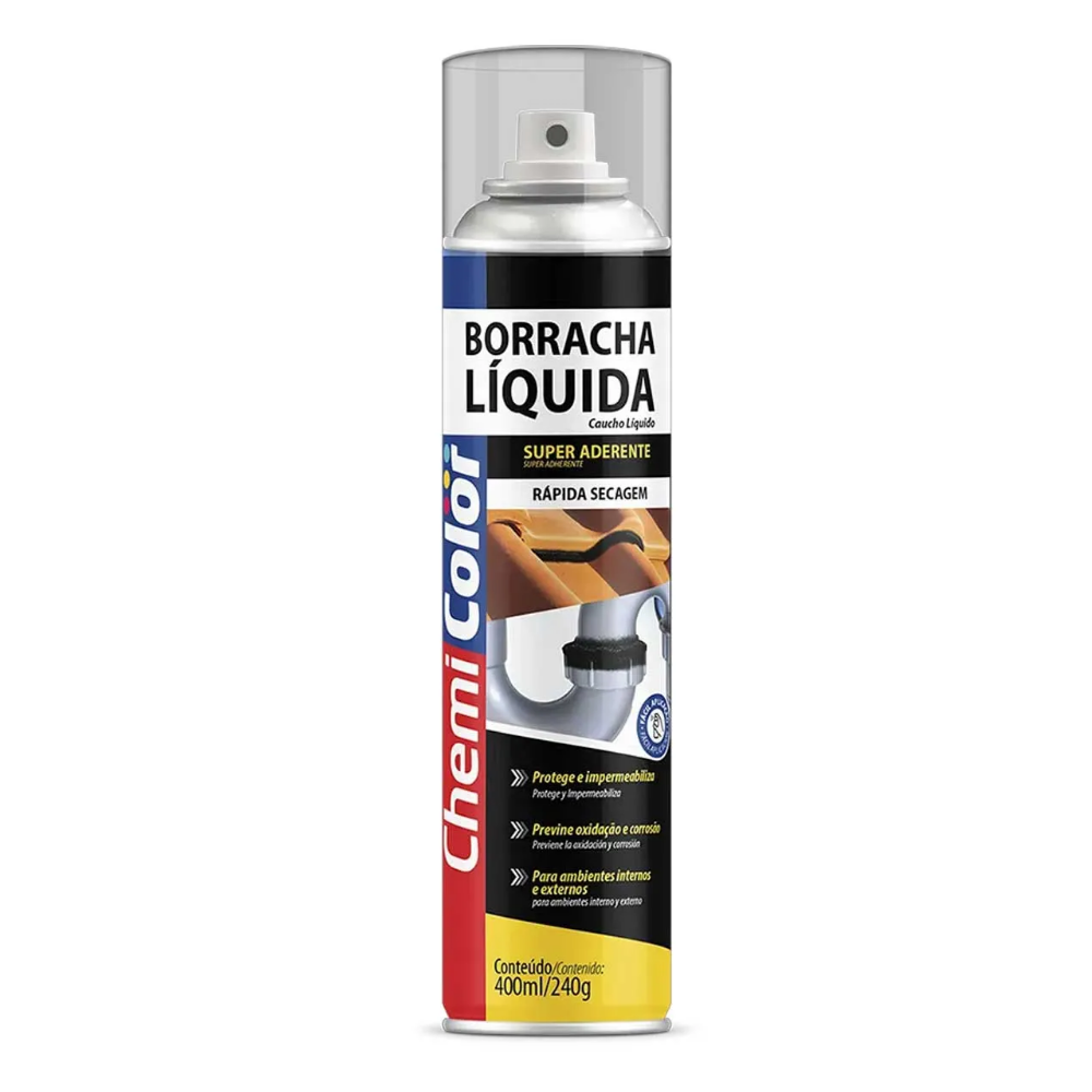 Borracha Liquida Transparente 400ML (Chemicolor)
