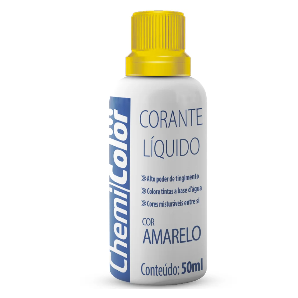 Corante Liquido Amarelo 50ML (Chemi Color)