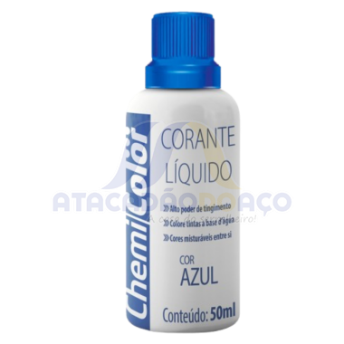 Corante Liquido Azul 50ML (Chemi Color)