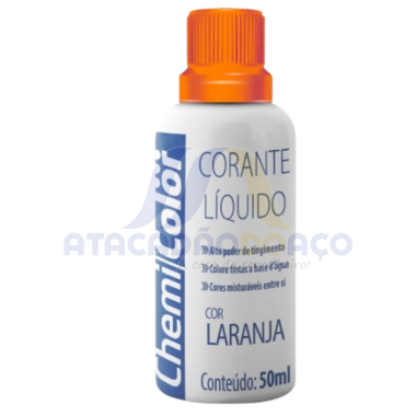 Corante Liquido Laranja 50ML (Chemi Color)