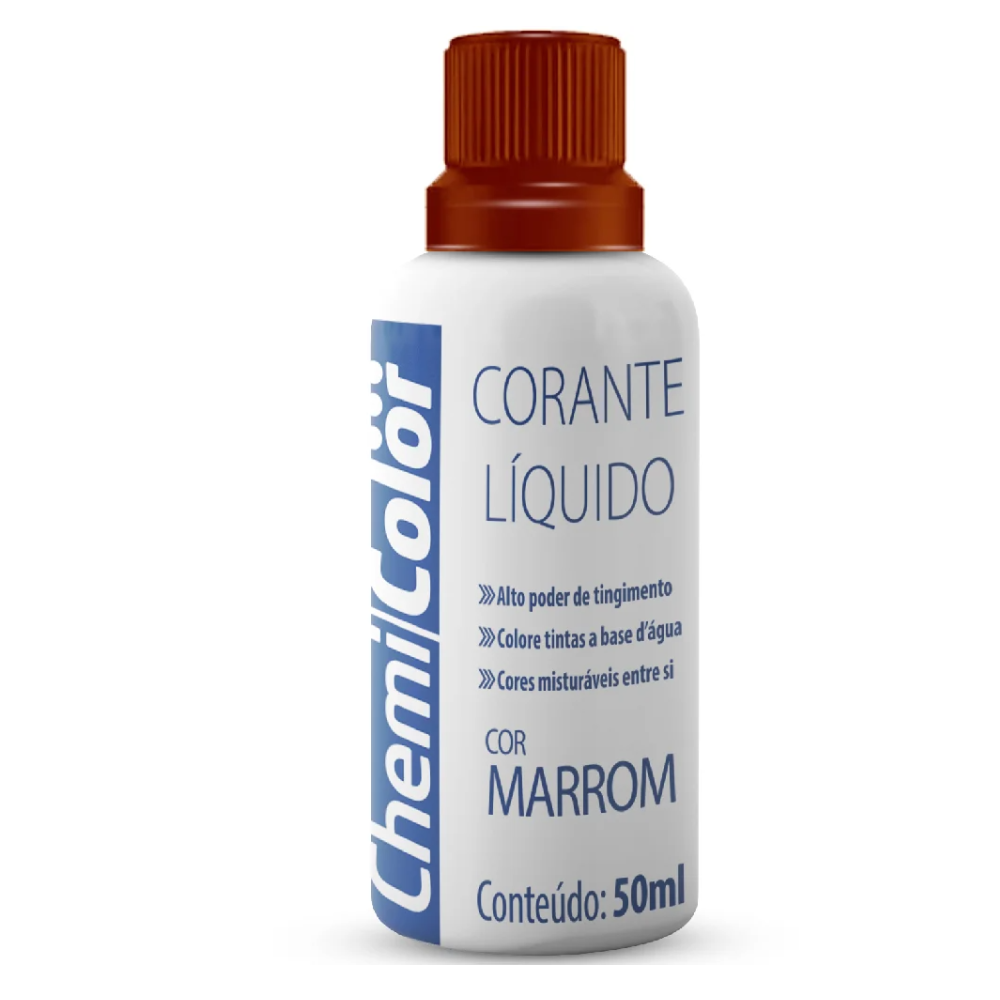Corante Liquido Marrom 50ML (Chemi Color)
