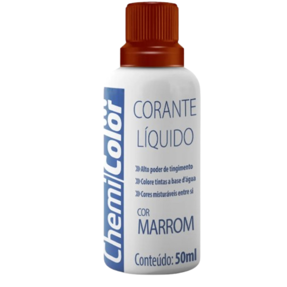 Corante Liquido Marrom 50ML (Chemi Color)