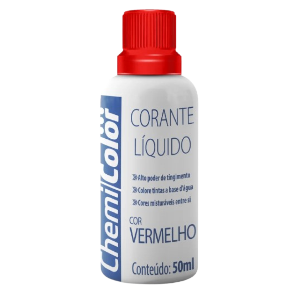 Corante Liquido Vermelho 50ML (Chemi Color)