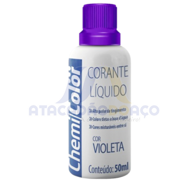 Corante Liquido Violeta 50ML (Chemi Color)