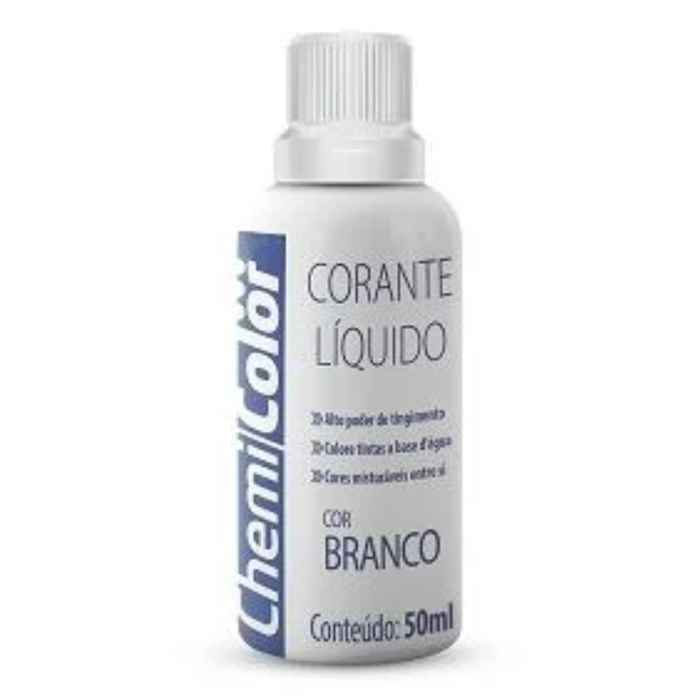 Corante Liquido Branco 50ML (Chemi Color)