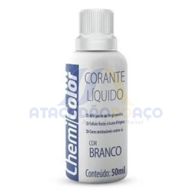 Corante Liquido Branco 50ML (Chemi Color)