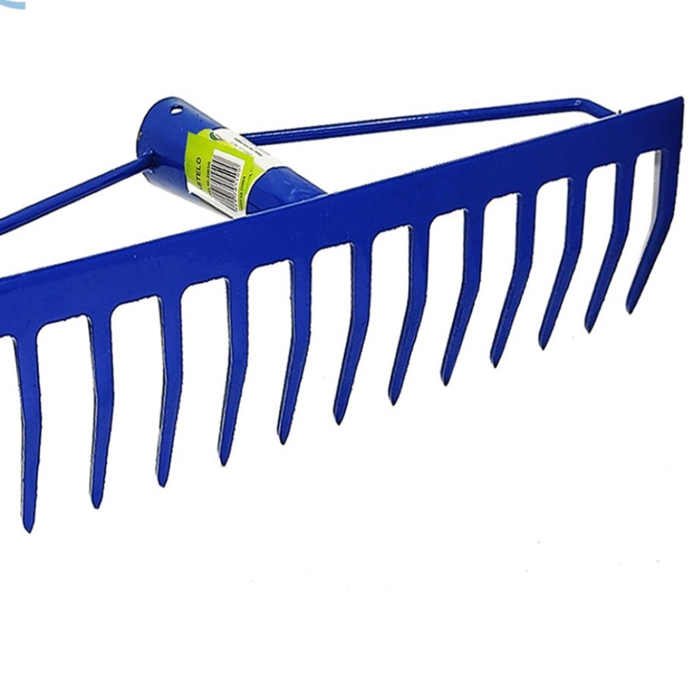 Gadanho Rastelo S/Cabo Azul 34cm (Idea)