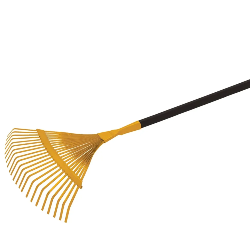 Vassoura de Aço Jardim C/ Cabo Fixa (Collins)