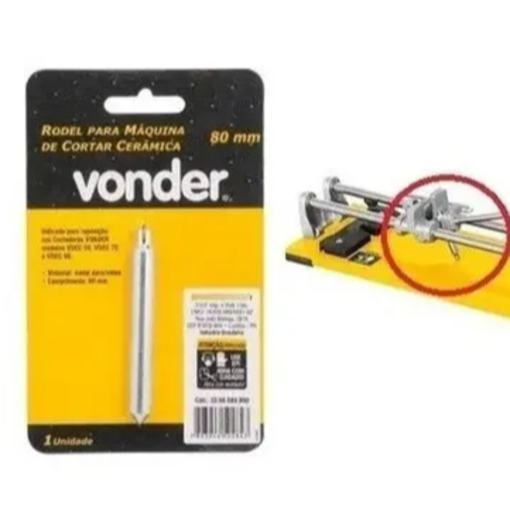 Rodel P/ Cortador de Ceramica 80mm (Vonder)