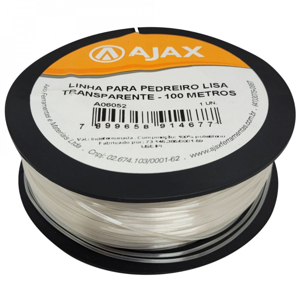 Linha P/ Pedreiro Lisa 100mt (Ajax)