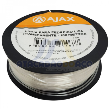 Linha P/ Pedreiro Lisa 100mt (Ajax)