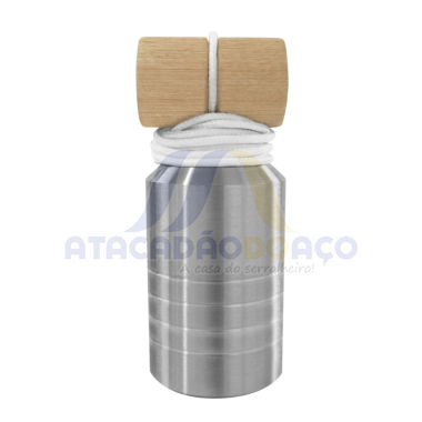 Prumo de Parede Metal - 500G (Bom Corte)