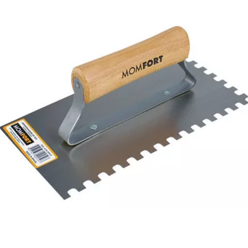 Desempenadeira Dentada - 12cm x 24cm (Momfort)