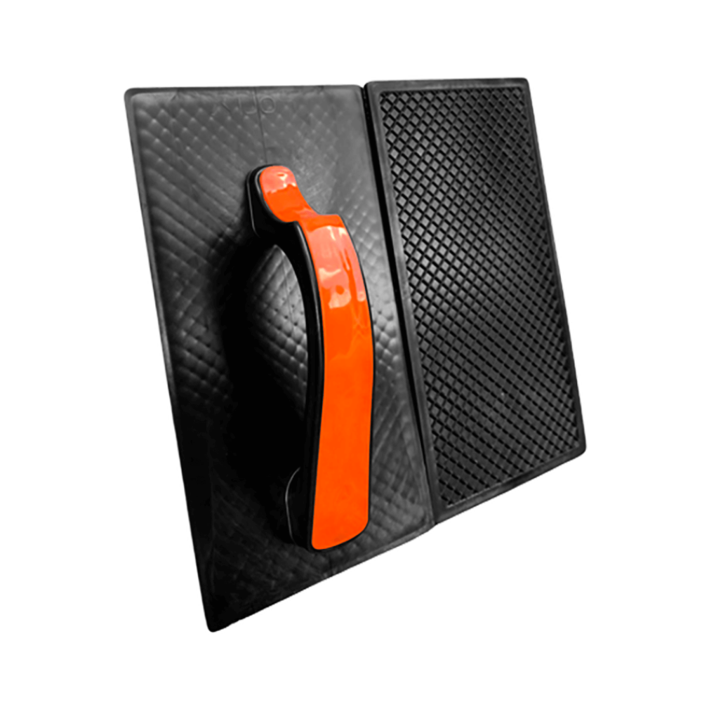 Desempenadeira Plastica Estriada Preta - 14 x 27mm (Roobust)