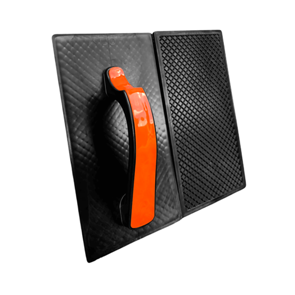Desempenadeira Plastica Estriada Preta - 17x 30mm (Roobust)