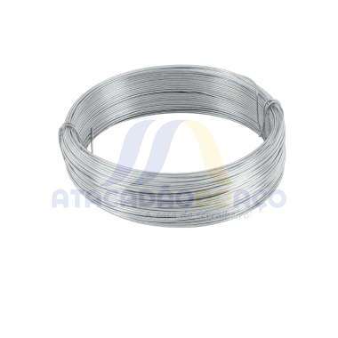 Arame Galv Revestido Cinza - 14