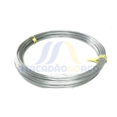 Arame Galv Revestido Cinza - 18