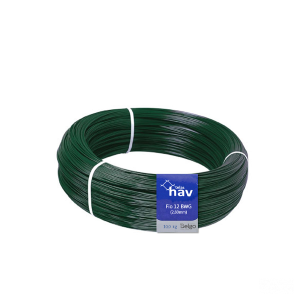 Arame Galv Revestido Verde - 12