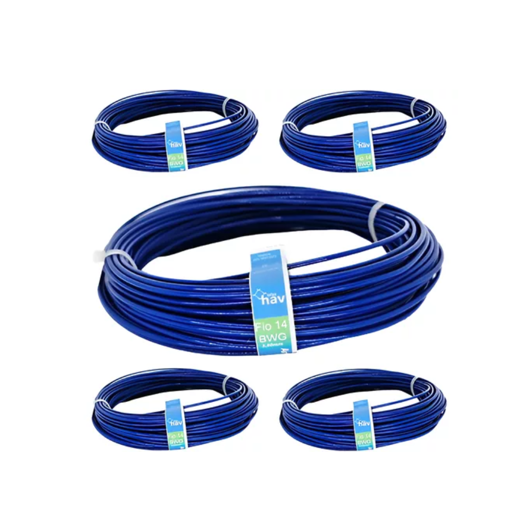 Arame Galv Revestido Azul - 14