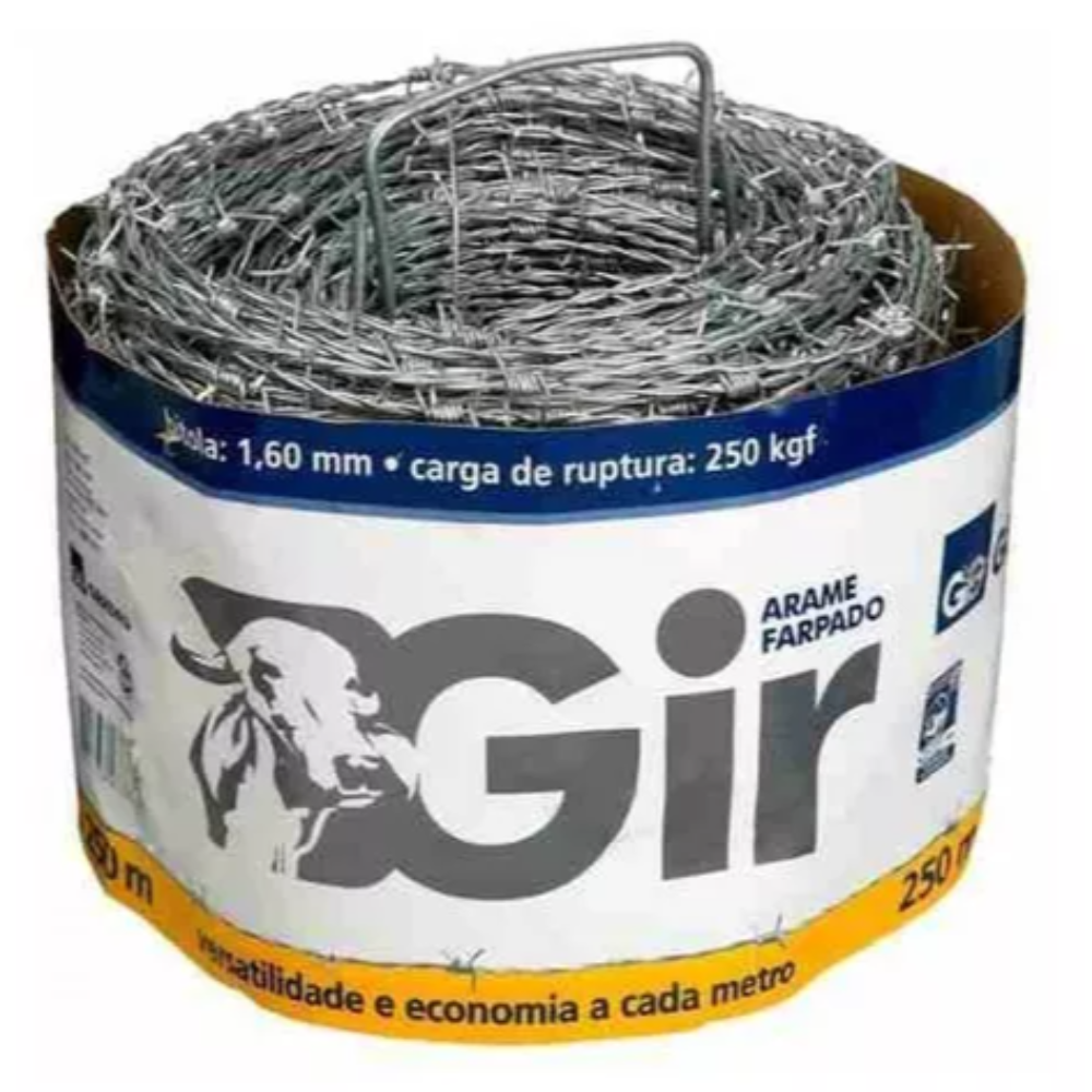 Arame Farpado de 250 Mt (Gir)