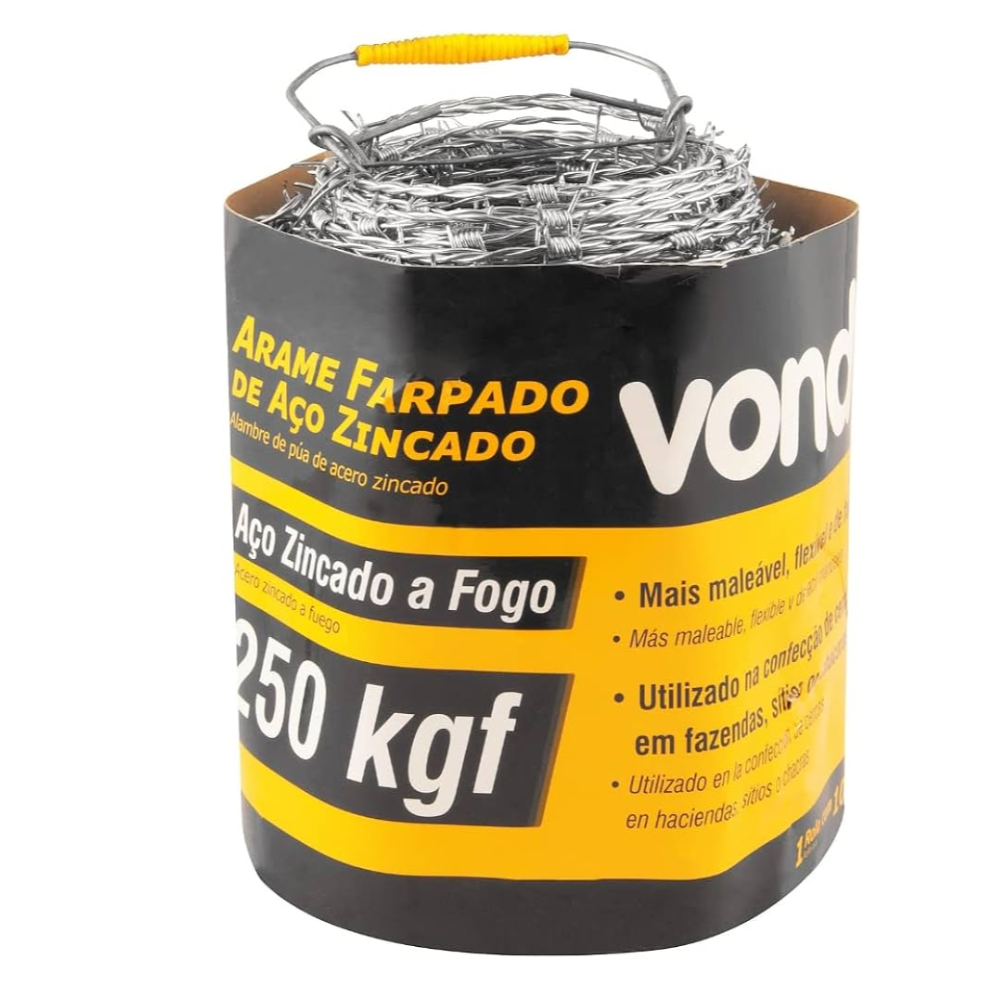 Arame Farpado de 100 Mt (Vonder)