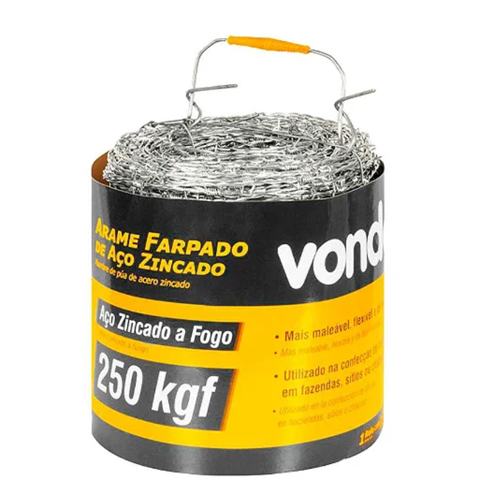 Arame Farpado de 250 Mt (Vonder)