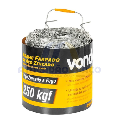 Arame Farpado de 250 Mt (Vonder)