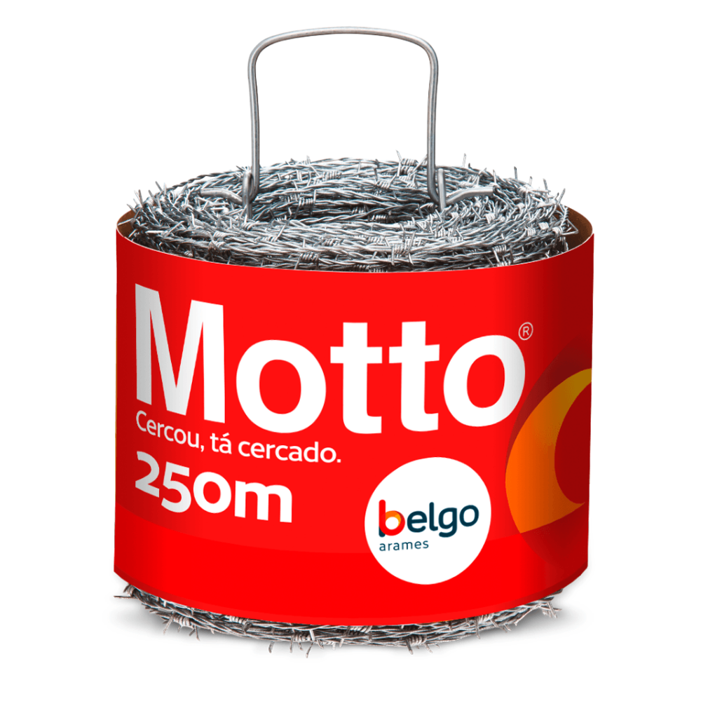 Arame Farpado de 250 Mt (Motto)
