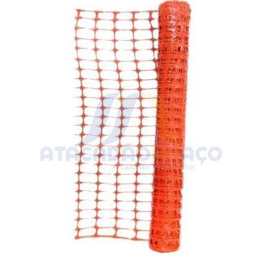 Tela Tapume 1,20mt Rolo 50mt Laranja (Vonder)