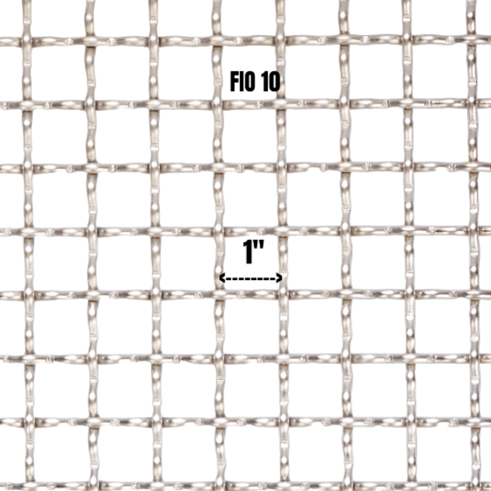 Tela Quad.Ondulada M - 1'' F-10 - 0,90 cm