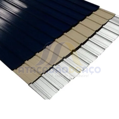 Lambri Painel 0,65mm Galv.Pintado Eletrost. 2 X 1