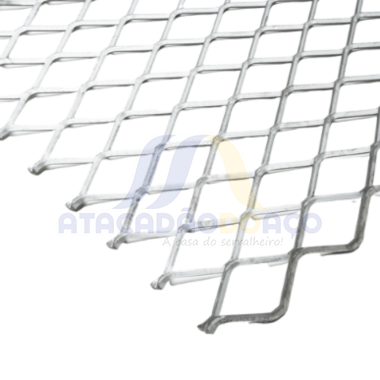 Chapa Expandida - 12 x 25 (1,90mm) Ch - 14
