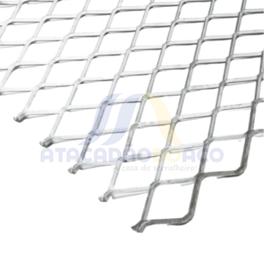 Chapa Expandida - 12 x 25 (2,00mm) Ch - 14